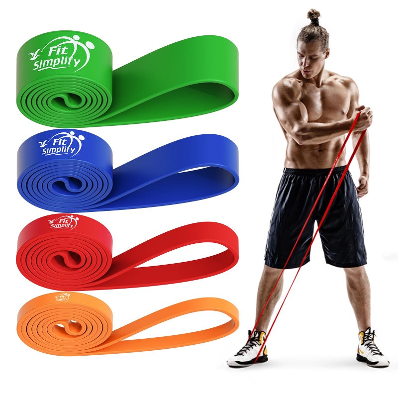 Fit Simplify Pull Up Assist Resistance Bands for Fitness, Physical Therapy, Stretching, Mobility and Exercise - Image 1